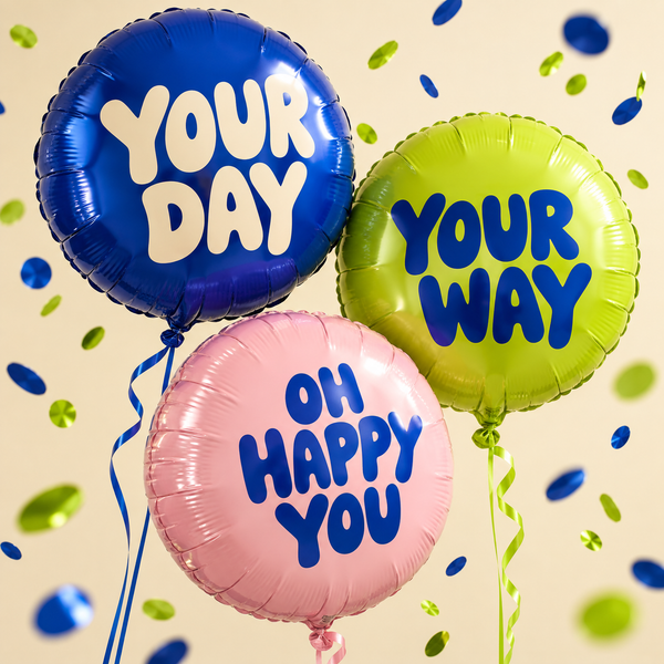 Illustrative personalization concept: balloons